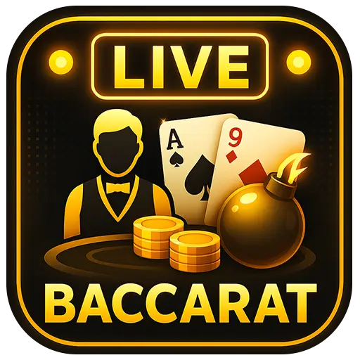 Live Baccarat by Evolution Gaming - Real-time HD streaming baccarat table with professional Filipino dealers, roadmap tracking and Player/Banker/Tie betting options - Popular live casino game in Philippines